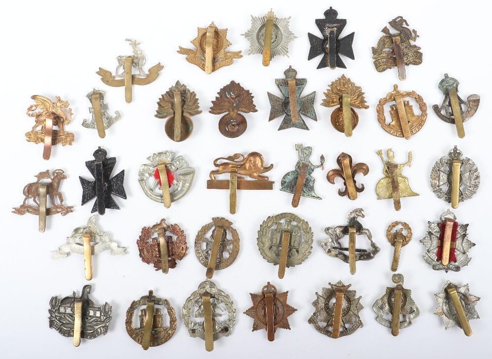 35x British Infantry Regiments Cap Badges