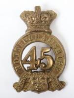 Victorian 45th (Nottinghamshire) Regiment of Foot Pre-Territorial Glengarry Badge