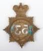 Victorian 53rd (Shropshire) Regiment of Foot Quilted Shako Plate 1861-69 - 2