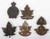 5x Canadian C.E.F Cap Badges - 2
