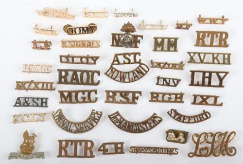 Selection of British Regimental Shoulder Titles