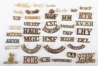 Selection of British Regimental Shoulder Titles