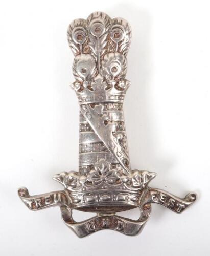 Hallmarked Silver 11th (Prince Albert&rsquo;s Own) Hussars Sleeve Badge