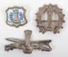2x Hallmarked Silver 11th (Prince Albert&rsquo;s Own) Hussars Sweetheart Brooches