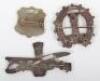 2x Hallmarked Silver 11th (Prince Albert&rsquo;s Own) Hussars Sweetheart Brooches - 2