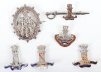 Good Selection of 11th (Prince Albert’s Own) Hussars Sweetheart Brooches