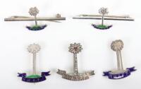 5x Fine Quality Royal West African Frontier Force (R.W.A.F.F) Sweetheart Brooches