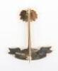 9ct Gold and Enamel Royal West African Frontier Force (R.W.A.F.F) Sweetheart Brooch - 3