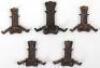British Officers Service Dress Bronze Cap and Collar Badge Set of the 11th (Prince Albert&rsquo;s Own) Hussars - 2