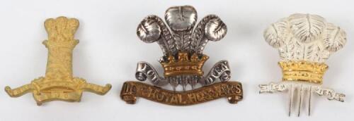 10th Royal Hussars Officers Tent Hat Badge