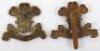 Scarce WW1 10th Royal Hussars All Brass Economy Cap Badge - 2