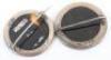 2x 10th Royal Hussars Tortoise Shell Sweetheart Brooches - 3
