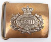 Scottish Victorian 93rd (Sutherland Highlanders) Officers Dirk Belt Clasp