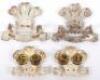 2x 10th Royal Hussars Officers Cap Badges - 2