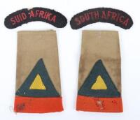 WW2 6th South African Armoured Division Insignia Grouping