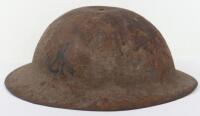 Great War Hood Battalion Royal Naval Division Steel Helmet Shell