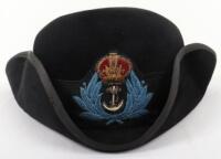 WW2 British Female Women’s Royal Naval Service (W.R.N.S) tricorne Headdress