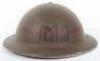 WW2 British Military Police Steel Combat Helmet