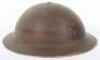 WW2 British Military Police Steel Combat Helmet - 3