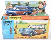 Corgi Toys boxed 440 Ford Consul Cortina Super Estate with golfer and caddie