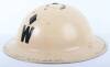 WW2 British Home Front Head Warden’s Steel Helmet - 4