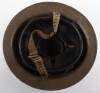 WW2 British National Fire Service Company Officers Western No 1 District (Scotland) Steel Helmet - 8