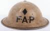WW2 Party Leaders First Aid Party (F.A.P) Steel Helmet