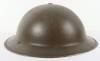 WW2 British Private Factory Fire Brigade / National Fire Service Steel Helmet - 6