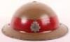 WW2 British National Fire Service Company Officers Steel Helmet