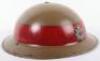 WW2 British National Fire Service Company Officers Steel Helmet - 4