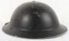 Scarce WW2 British Home Front Emergency Hospital Scheme Stretcher Bearers Steel Helmet - 7
