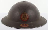 WW2 British National Fire Service (NFS) Steel Helmet