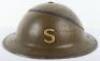 Scarce WW2 British Home Front “Roof Spotters” Steel Helmet