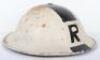 WW2 British Senior Rescue Party Officers Steel Helmet - 4