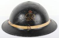 WW2 British Home Front Civil Service Steel Helmet