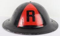 Scarce Variation of WW2 British Home Front Rescue Party Steel Helmet