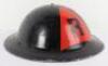 Scarce Variation of WW2 British Home Front Rescue Party Steel Helmet - 4