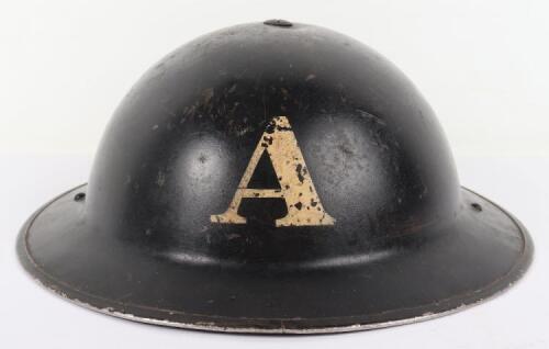 WW2 British Home Front Ambulance Drivers Steel Helmet