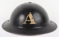 WW2 British Home Front Ambulance Drivers Steel Helmet