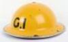 WW2 British Home Front Gas Inspectors Steel Helmet - 6