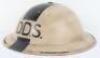 Scarce WW2 Home Front Deputy Depot Superintendent Steel Helmet - 6
