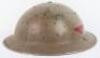 WW2 Royal Air Force Tropical Issue Steel Combat Helmet Attributed to Flight Officer G E Wheeler