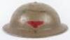 WW2 Royal Air Force Tropical Issue Steel Combat Helmet Attributed to Flight Officer G E Wheeler - 2