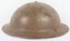 WW2 Royal Air Force Tropical Issue Steel Combat Helmet Attributed to Flight Officer G E Wheeler - 5