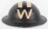 WW2 British Senior Wardens Steel Helmet