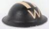 WW2 British Senior Wardens Steel Helmet - 5