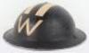 WW2 British Senior Wardens Steel Helmet - 6