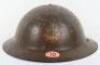 WW2 British National Fire Service Helmet for Maidstone District West Malling Fire Station - 3