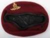 British Airborne Beret Belonging to Colonel Patrick Anthony Porteous V.C, Who Won the Victoria Cross for the Dieppe Raid Whilst Attached to the No4 Commando - 9