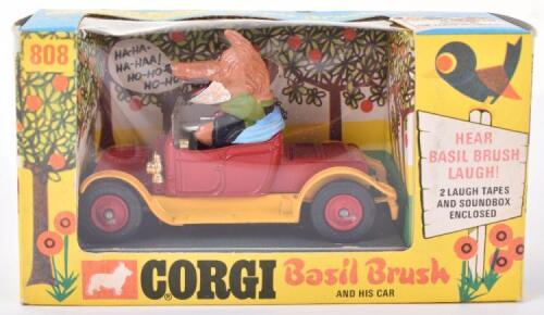 Corgi Toys 808 Basil Brush and his car